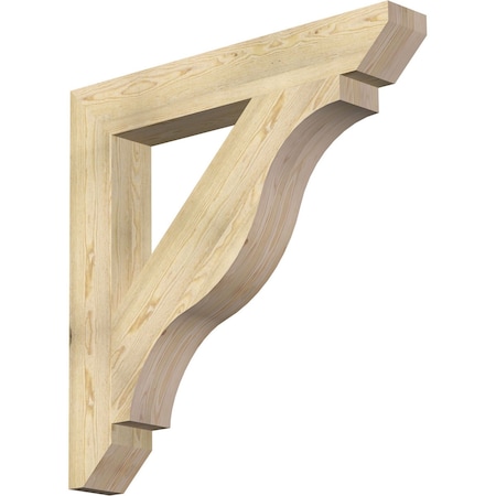 Ekena Millwork Funston Slat Rough Sawn Bracket, Douglas Fir, 6"W x 42"D x 42"H BKT06X42X42FST06RDF